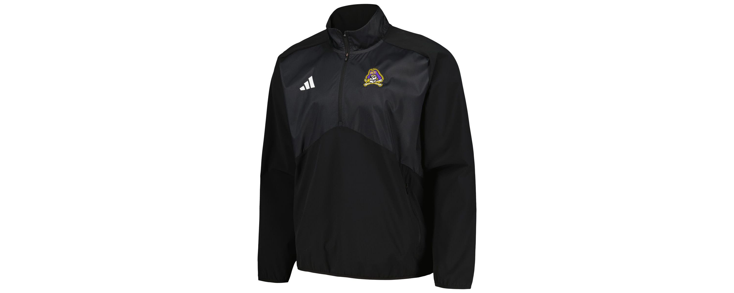 East Carolina Pirates NCAA ECU Pirates Sideline AEROREADY Raglan Quarter-Zip Jacket