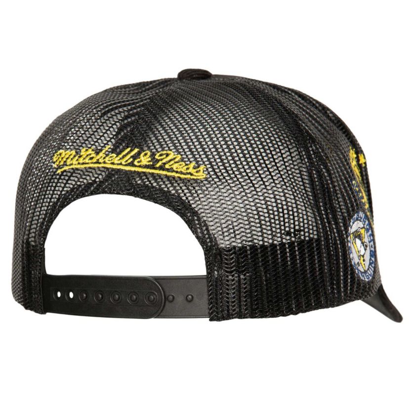 NHL Pittsburgh Penguins Times Up Classic Script Cord Trucker Adjustable Hat