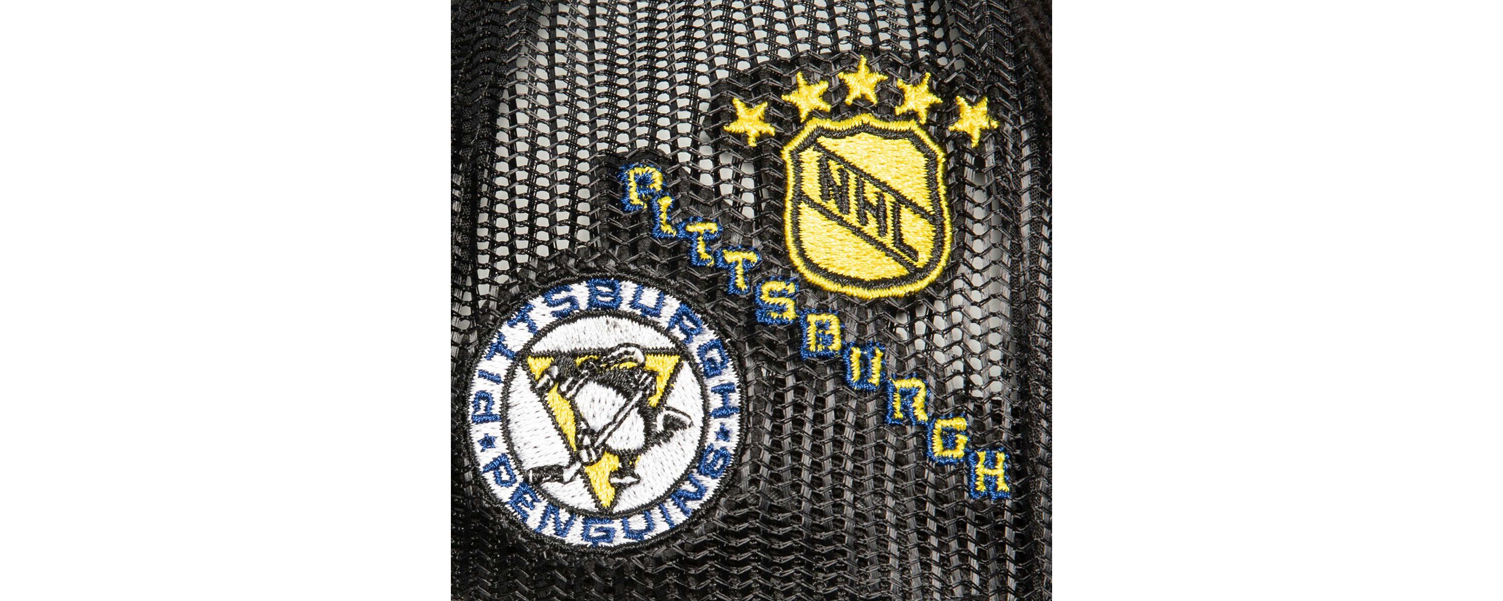 NHL Pittsburgh Penguins Times Up Classic Script Cord Trucker Adjustable Hat