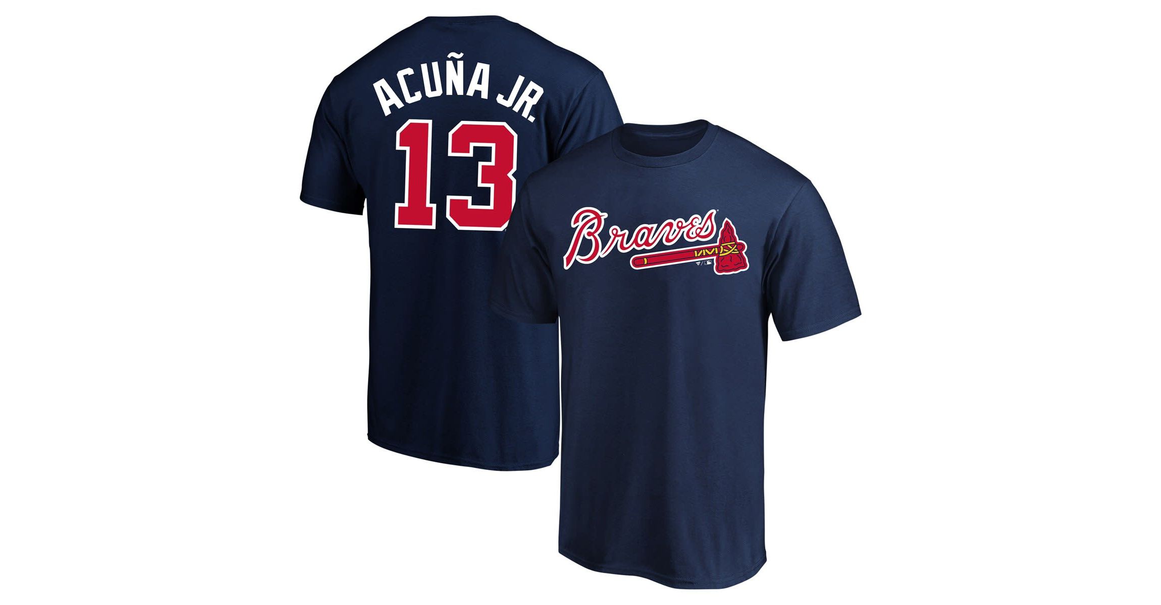 MLB Fanatics Ronald Acuña Jr. Atlanta Braves Big & Tall Name & Number T-Shirt