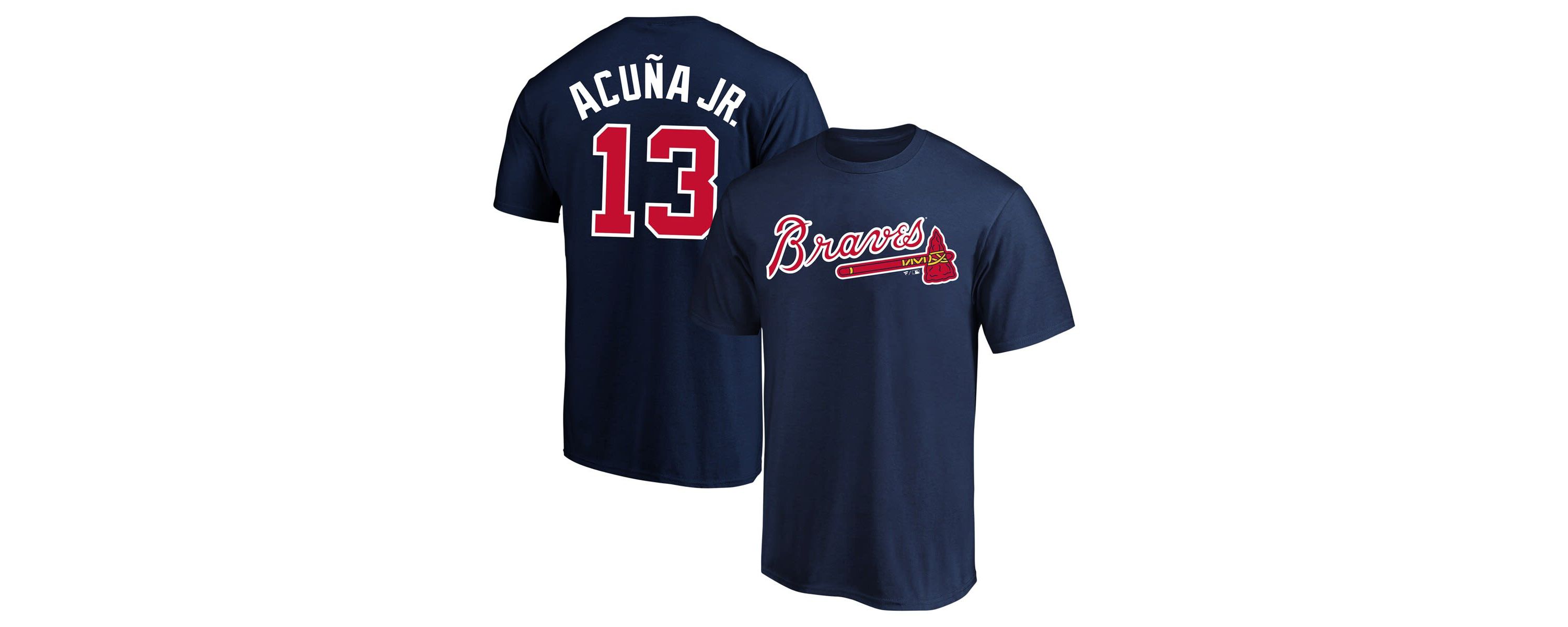 MLB Fanatics Ronald Acuña Jr. Atlanta Braves Big & Tall Name & Number T-Shirt