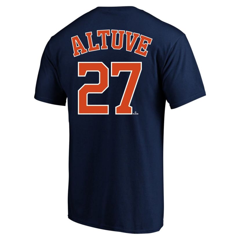 MLB Fanatics Jose Altuve Houston Astros Big & Tall Name & Number T-Shirt