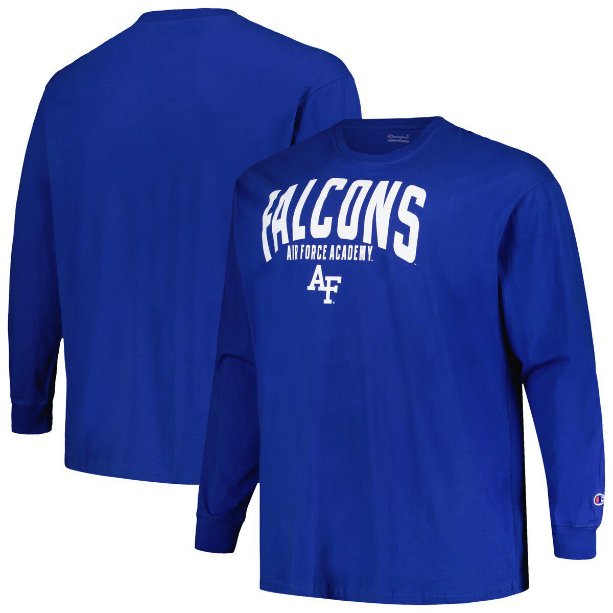 NCAA Air Force Falcons Big & Tall Color Arch Long Sleeve T-Shirt