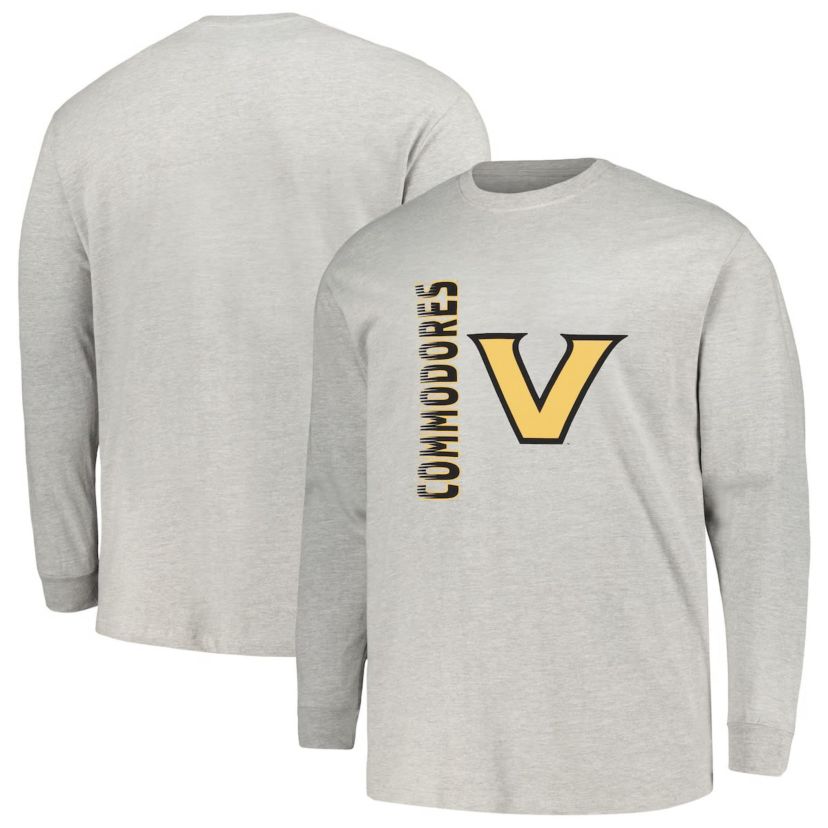 NCAA Vanderbilt Commodores Big & Tall Mascot Long Sleeve T-Shirt