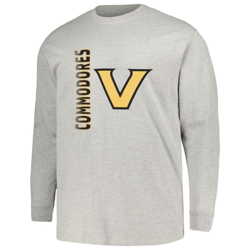 NCAA Vanderbilt Commodores Big & Tall Mascot Long Sleeve T-Shirt