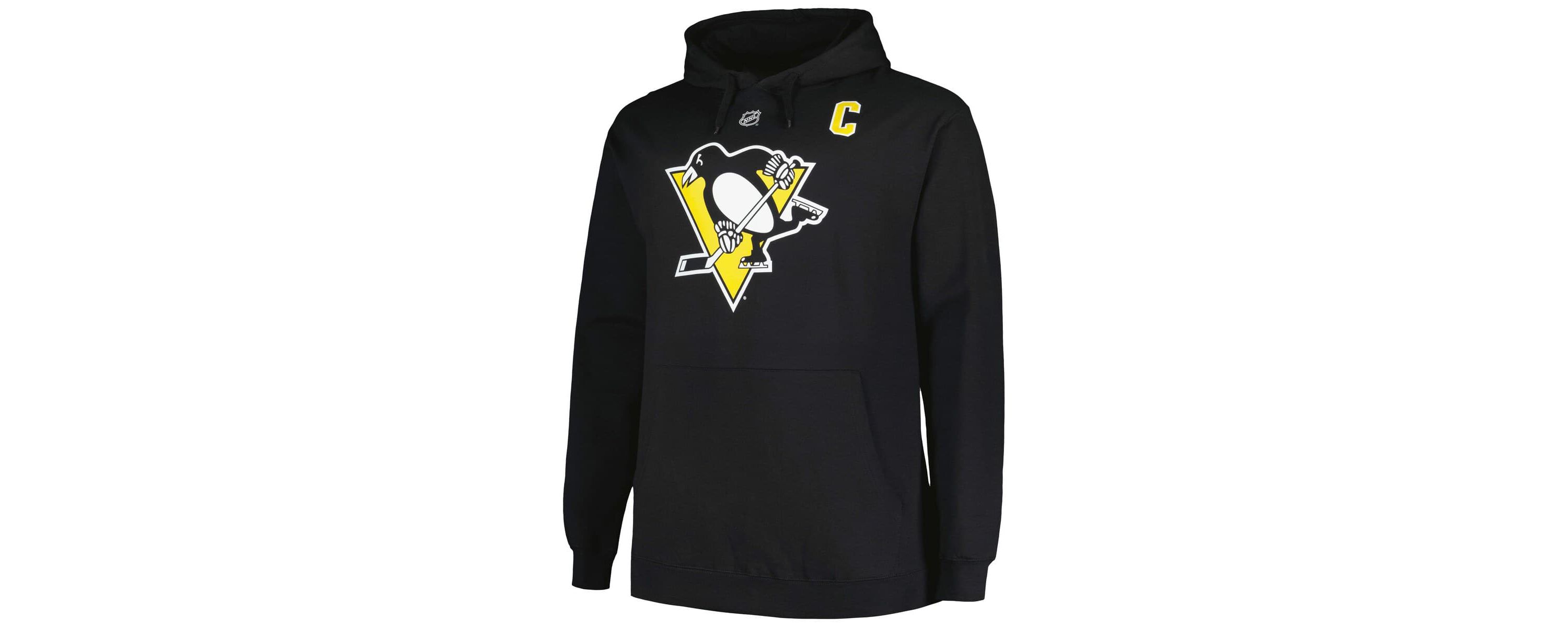 NHL Sidney Crosby Pittsburgh Penguins Big & Tall Name & Number Pullover Hoodie