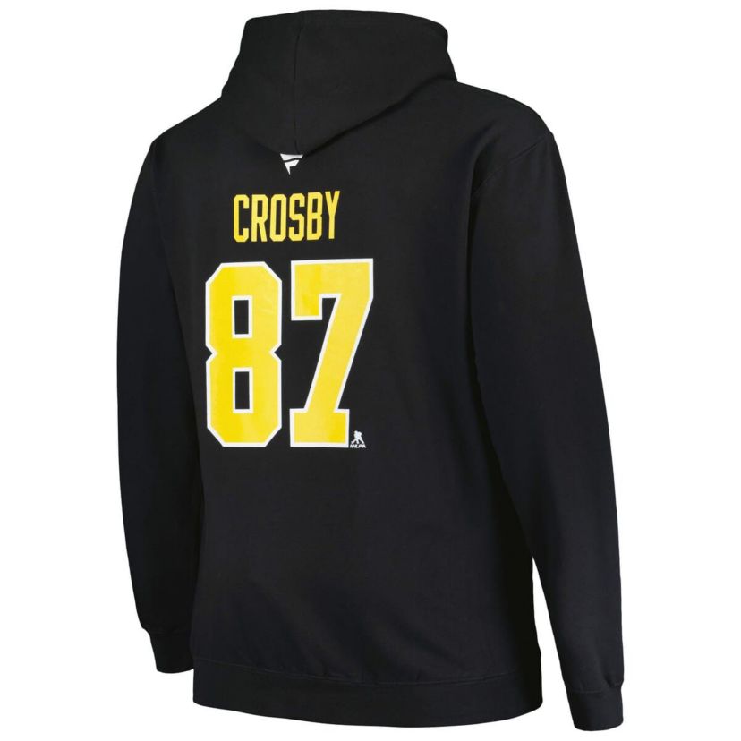 NHL Sidney Crosby Pittsburgh Penguins Big & Tall Name & Number Pullover Hoodie