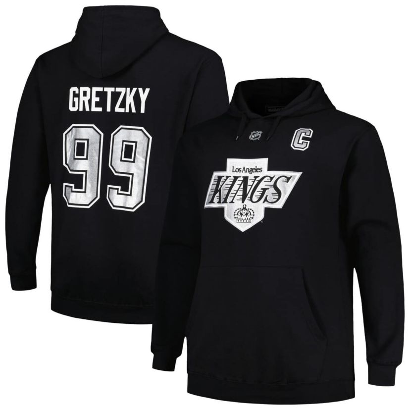 NHL Wayne Gretzky Los Angeles Kings Name & Number Pullover Hoodie