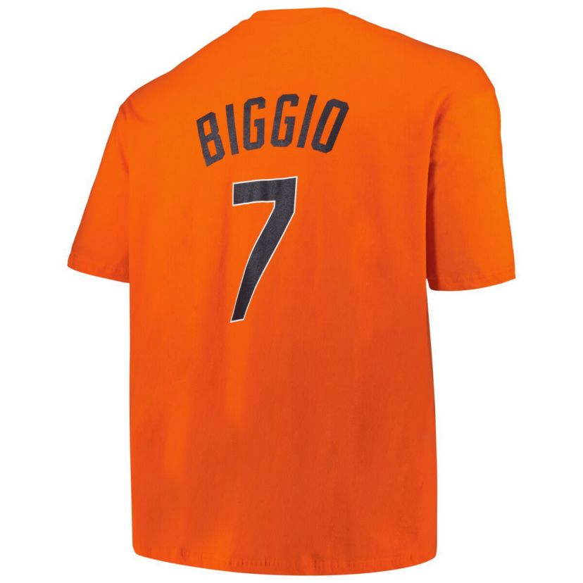MLB Craig Biggio Houston Astros Big & Tall Cooperstown Collection Player Name & Number T-Shirt