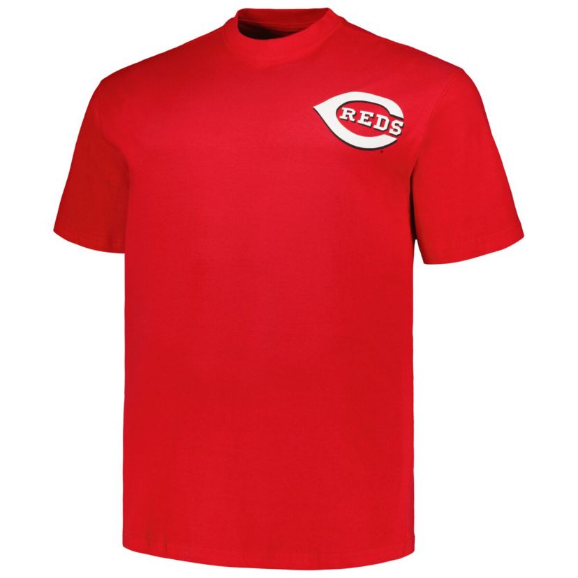 MLB Ken Griffey Cincinnati Reds Big & Tall Cooperstown Collection Player Name & Number T-Shirt