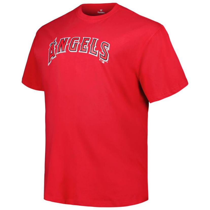 MLB Fanatics Mike Trout Los Angeles Angels Big & Tall Name & Number T-Shirt