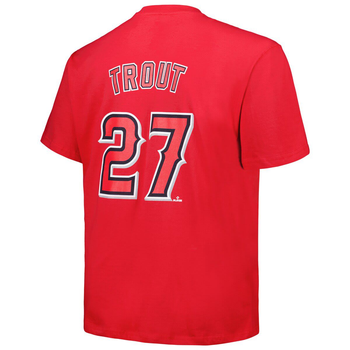 MLB Fanatics Mike Trout Los Angeles Angels Big & Tall Name & Number T-Shirt
