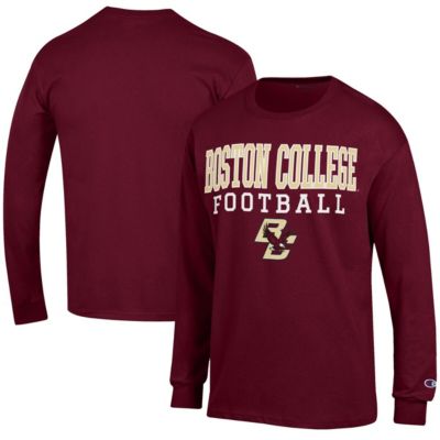 Champion Men's Boston College Eagles NCAA Boston NCAA Eagles Football Jersey Long Sleeve T-Shirt