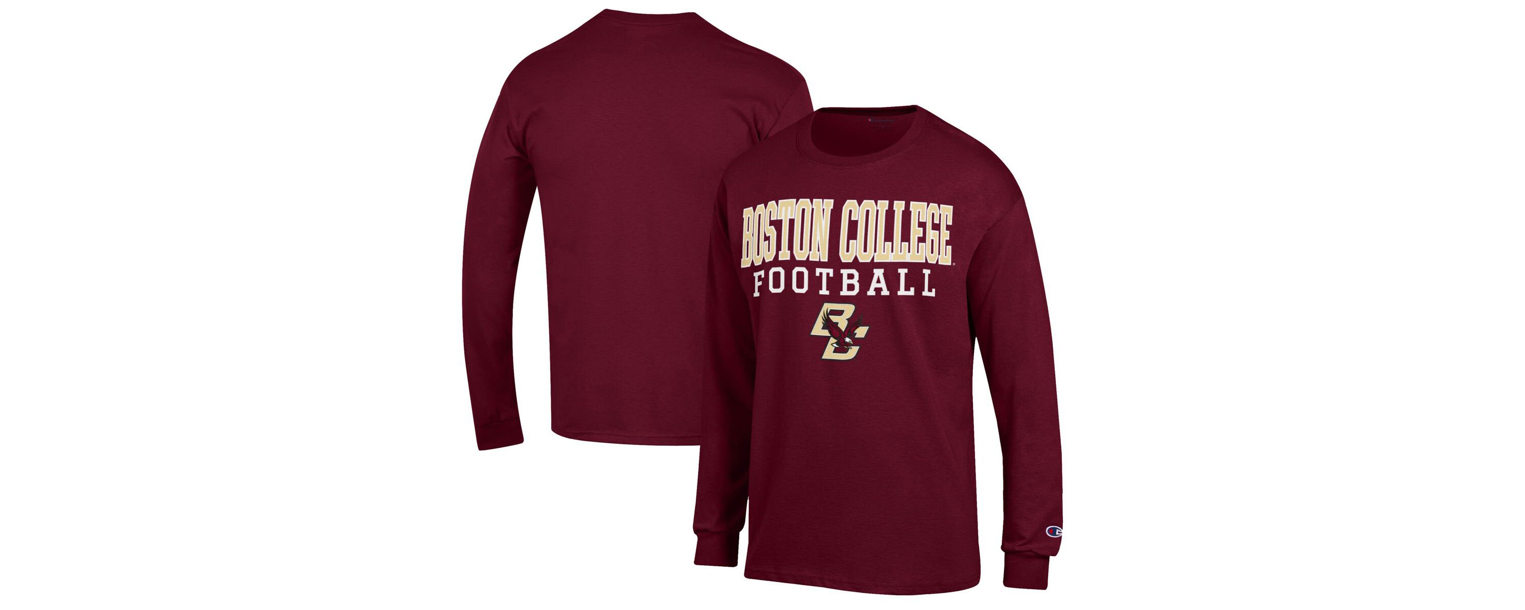 Boston College Eagles NCAA Boston NCAA Eagles Football Jersey Long Sleeve T-Shirt