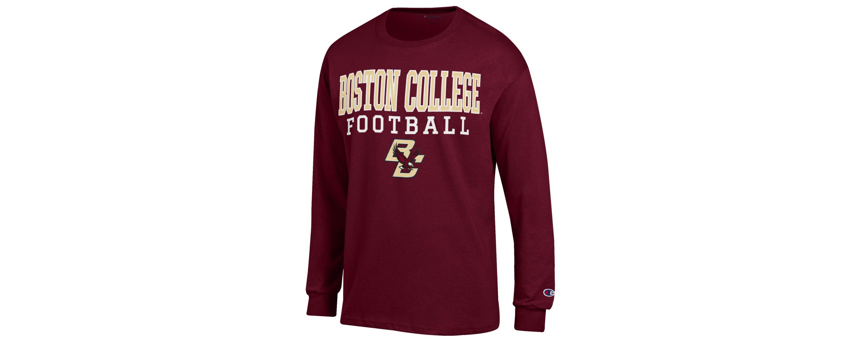 Boston College Eagles NCAA Boston NCAA Eagles Football Jersey Long Sleeve T-Shirt