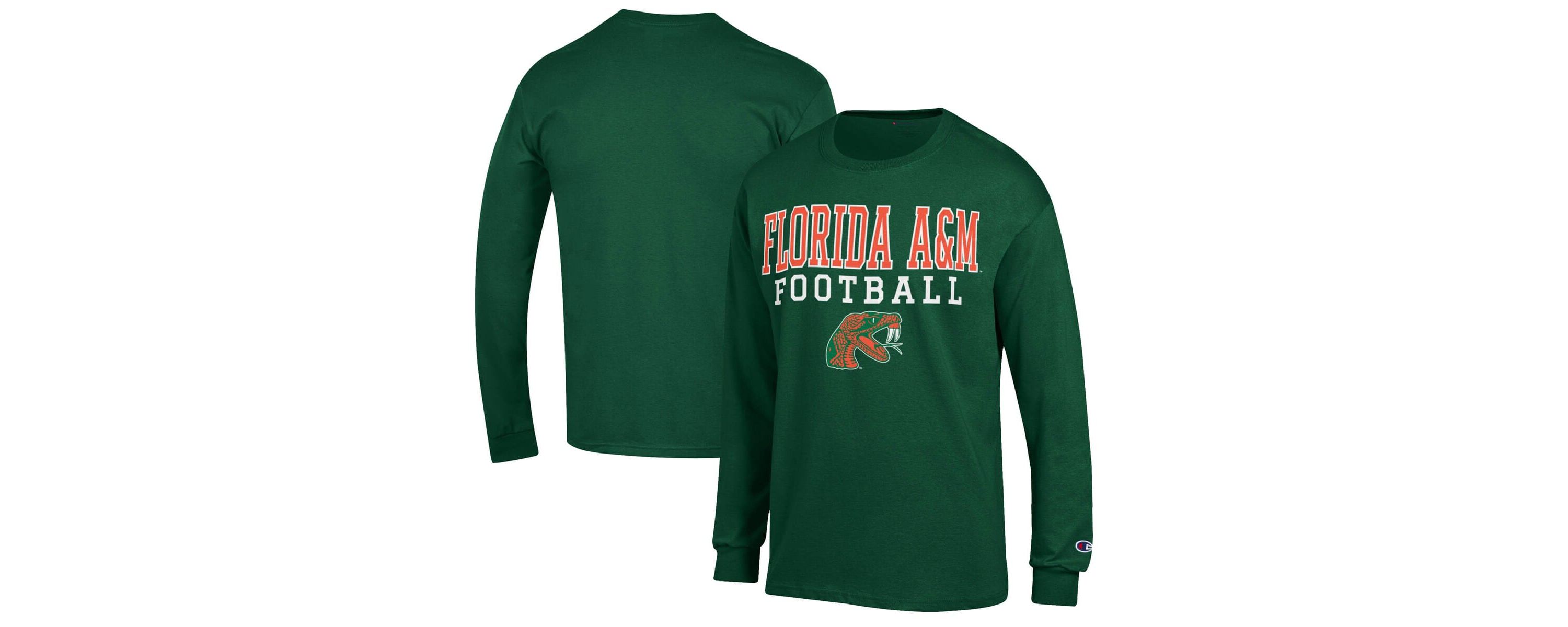 NCAA Florida A&M Rattlers Football Jersey Long Sleeve T-Shirt