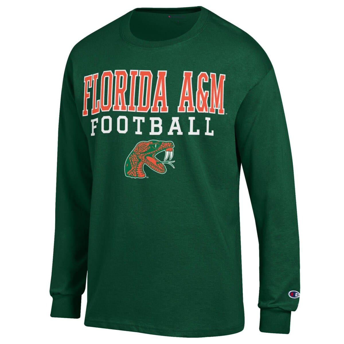 NCAA Florida A&M Rattlers Football Jersey Long Sleeve T-Shirt