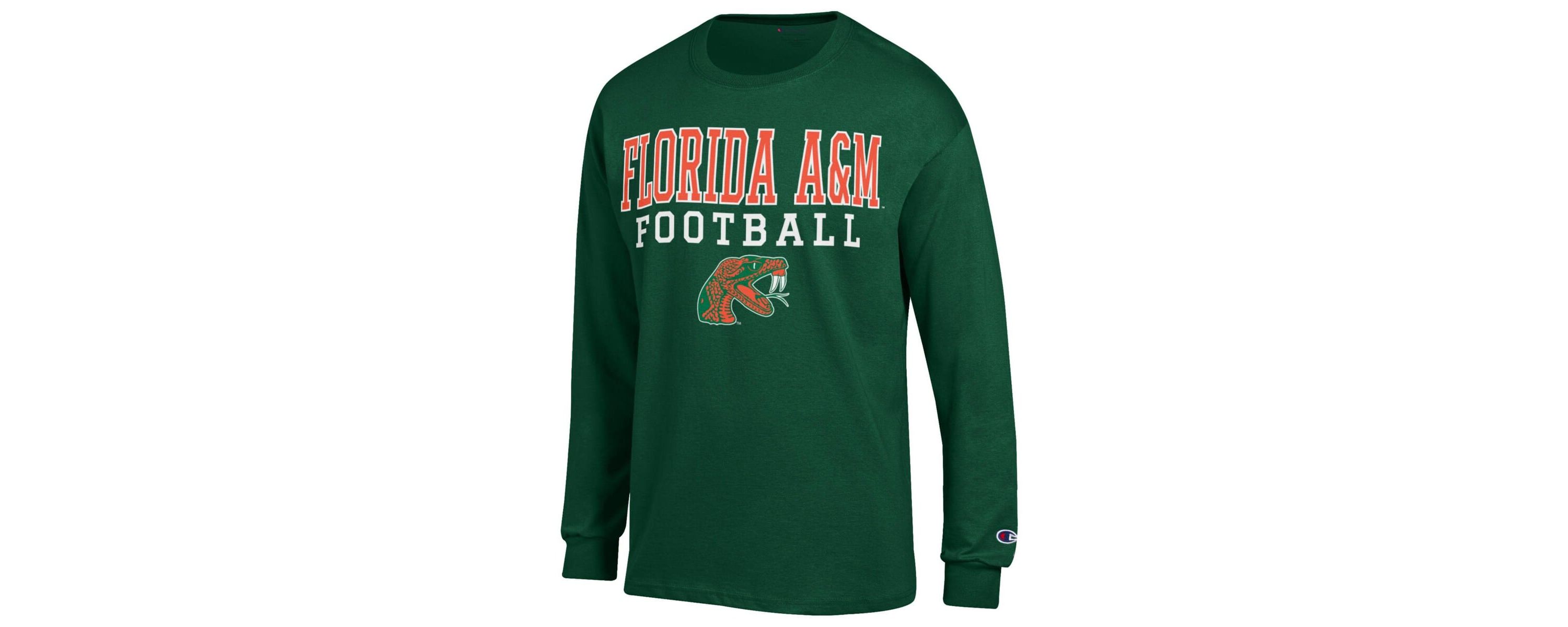 NCAA Florida A&M Rattlers Football Jersey Long Sleeve T-Shirt