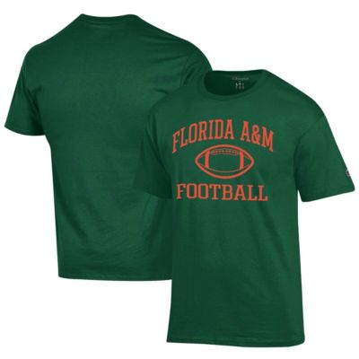 Champion Men's NCAA Florida A&M Rattlers Football Jersey T-Shirt, Green, 3XL