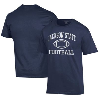 Champion Men's NCAA Jackson State Tigers Football Jersey T-Shirt, Navy Blue, 3XL