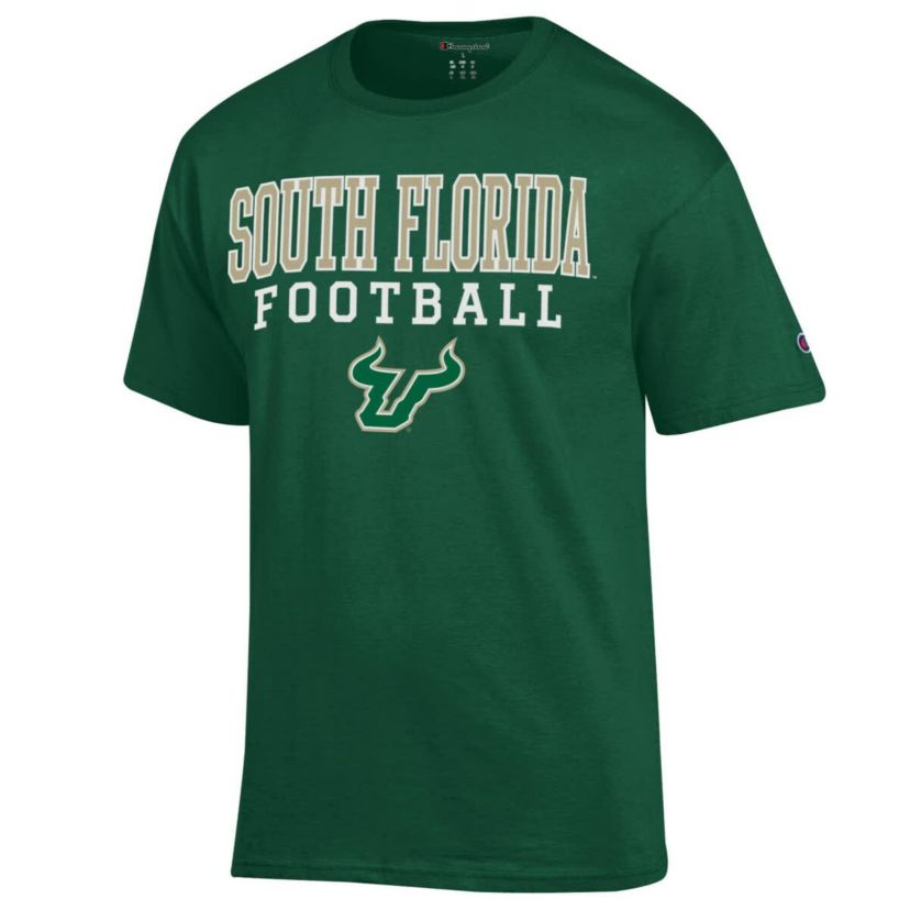 NCAA South Florida Bulls Football Jersey T-Shirt