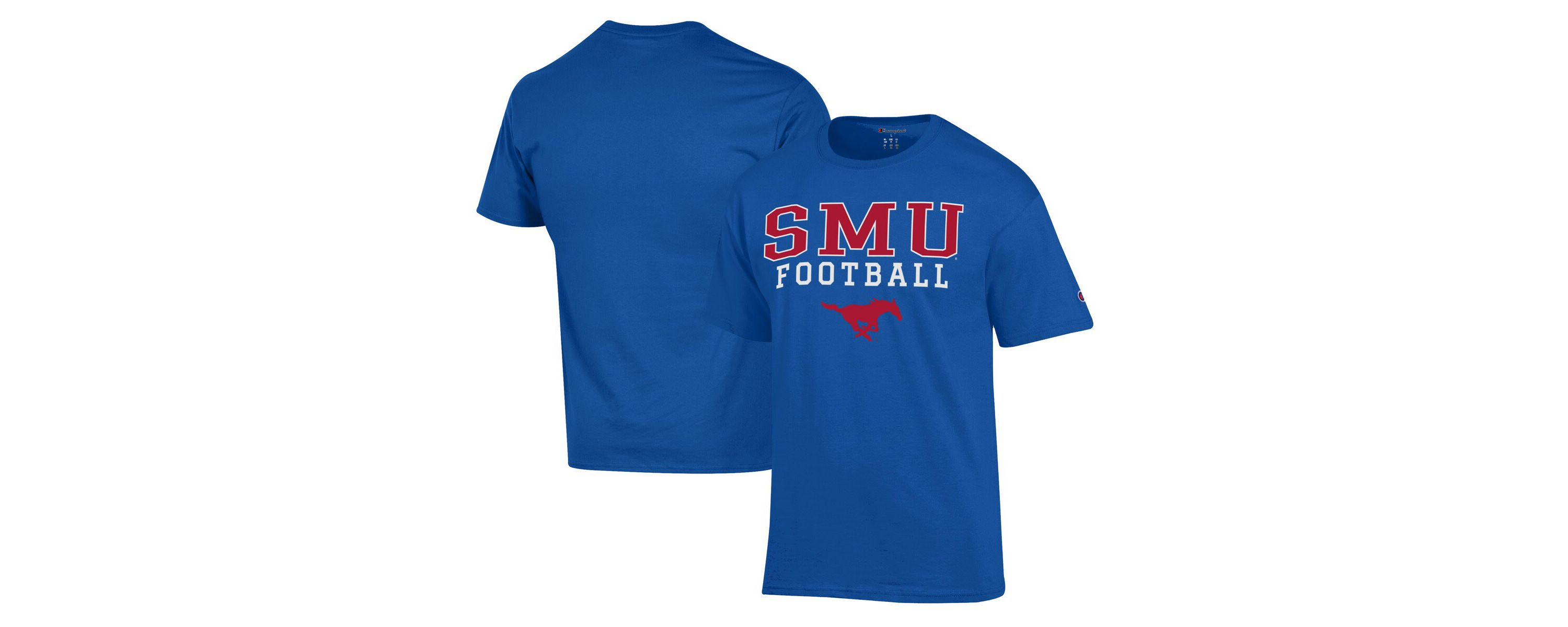NCAA SMU Mustangs Football Jersey T-Shirt