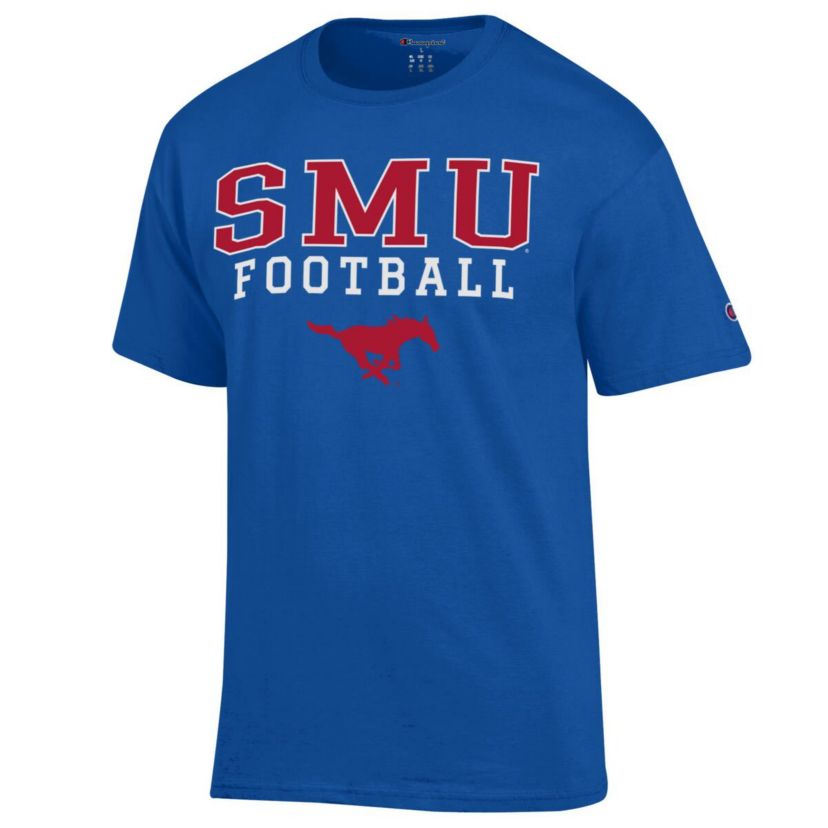 NCAA SMU Mustangs Football Jersey T-Shirt