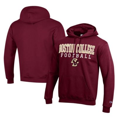 Champion Men's Boston College Eagles NCAA Boston NCAA Eagles Football Eco Powerblend Pullover Hoodie, Large