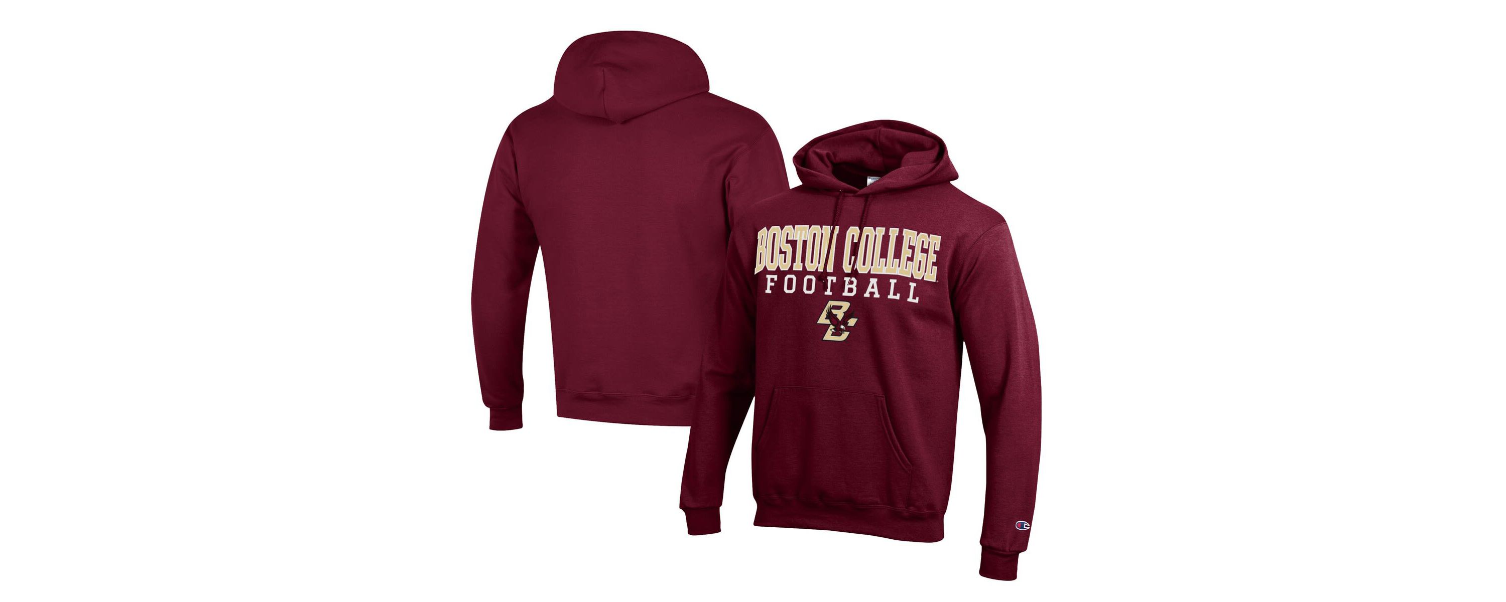 Boston College Eagles NCAA Boston NCAA Eagles Football Eco Powerblend Pullover Hoodie