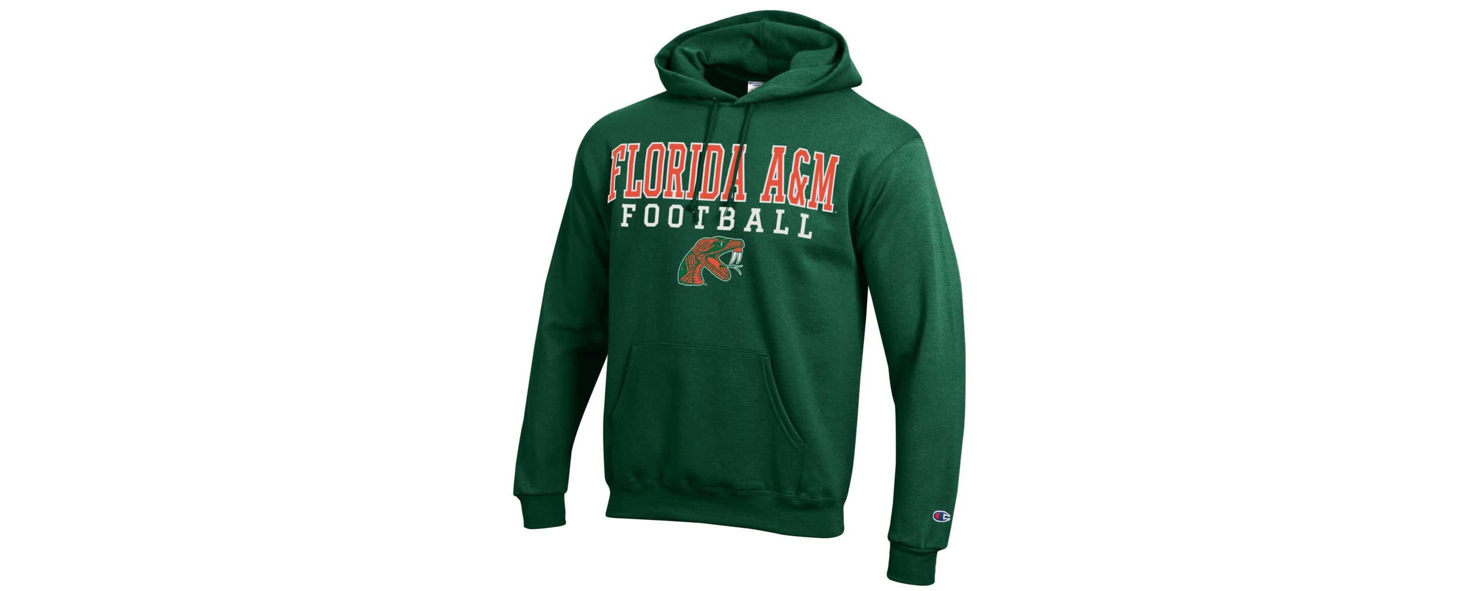 NCAA Florida A&M Rattlers Football Eco Powerblend Pullover Hoodie