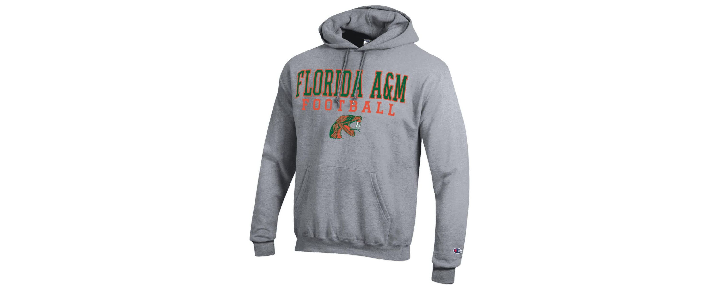 NCAA Florida A&M Rattlers Football Eco Powerblend Pullover Hoodie
