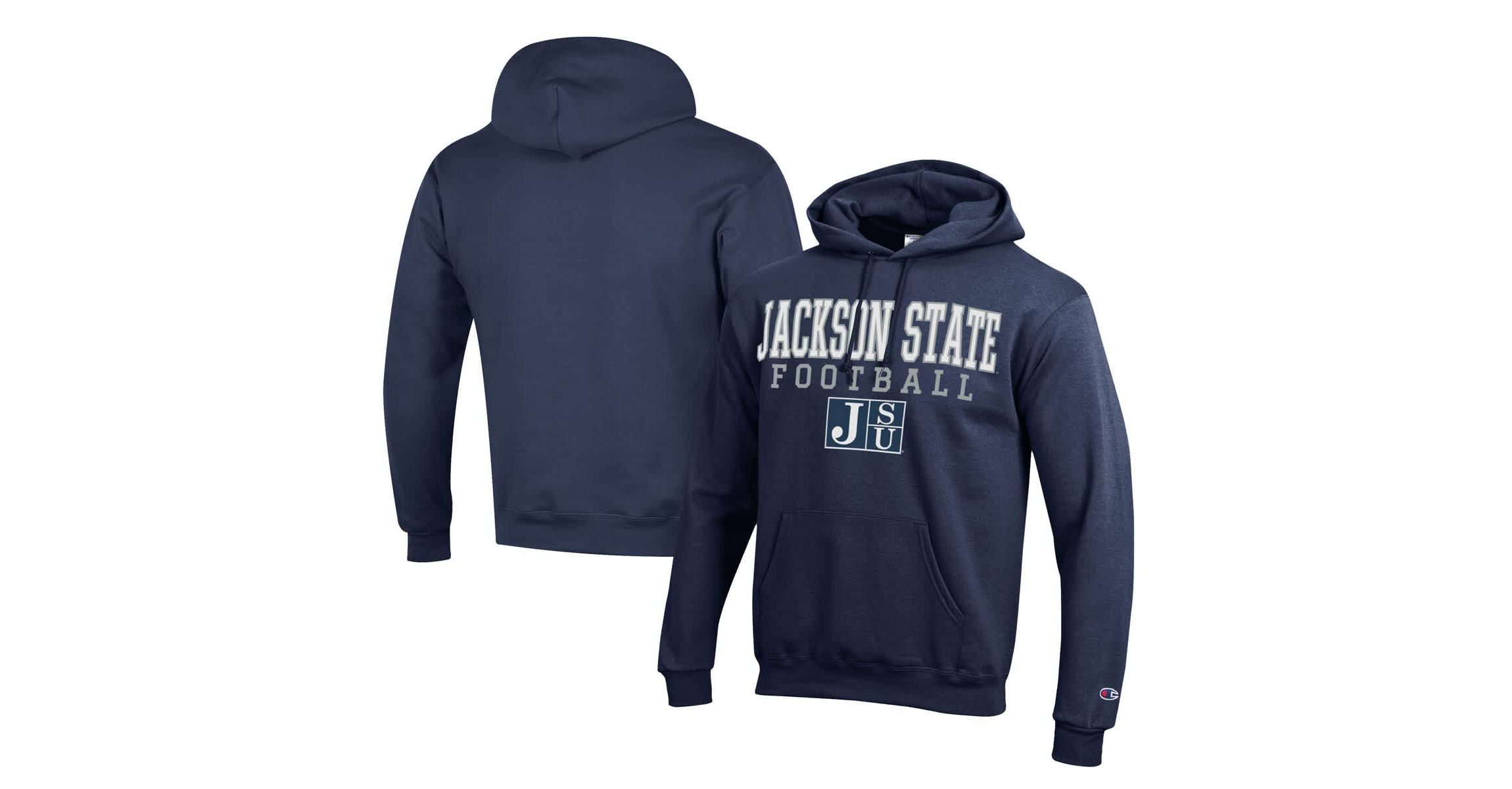 NCAA Jackson State Tigers Football Eco Powerblend Pullover Hoodie