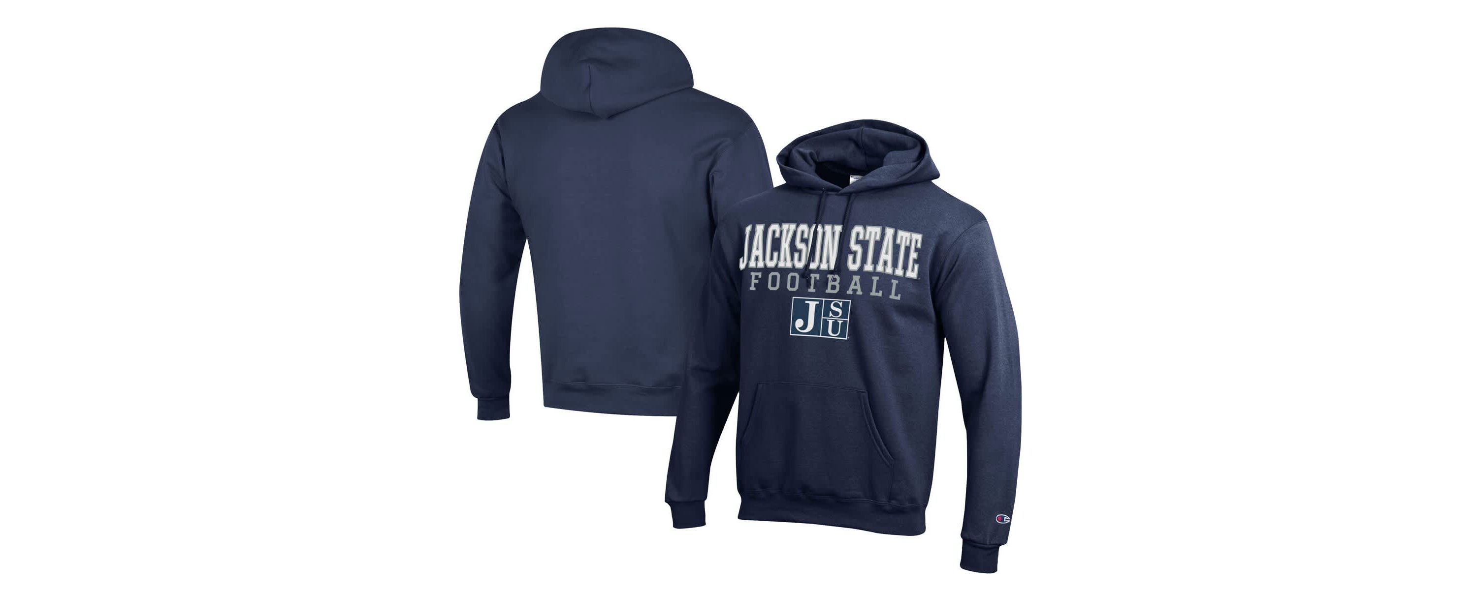 NCAA Jackson State Tigers Football Eco Powerblend Pullover Hoodie