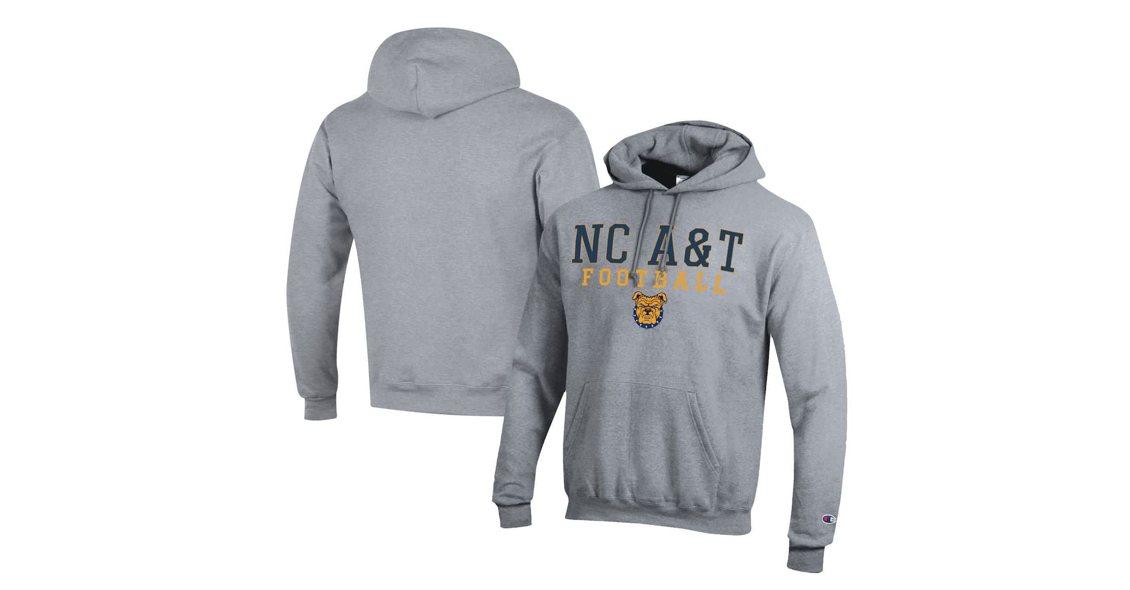 NC A&T Aggies NCAA North Carolina A&T Aggies Football Eco Powerblend Pullover Hoodie