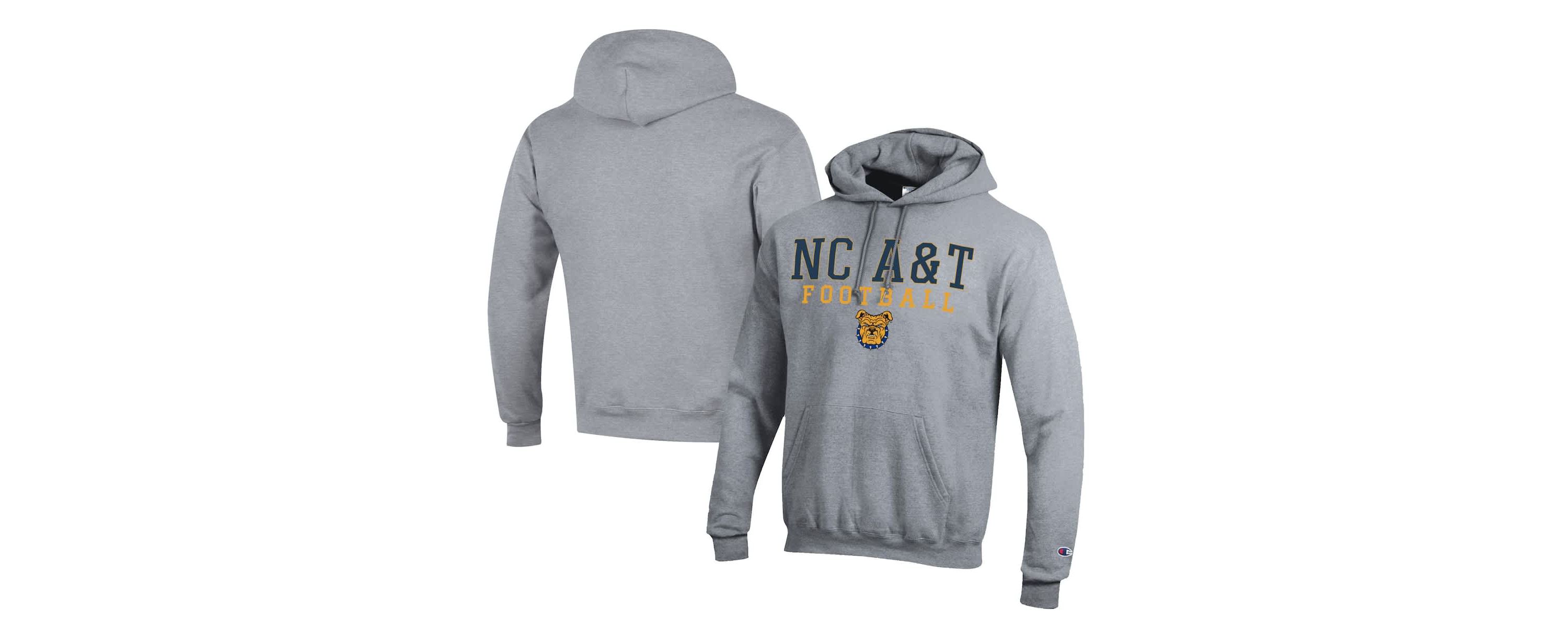 NC A&T Aggies NCAA North Carolina A&T Aggies Football Eco Powerblend Pullover Hoodie