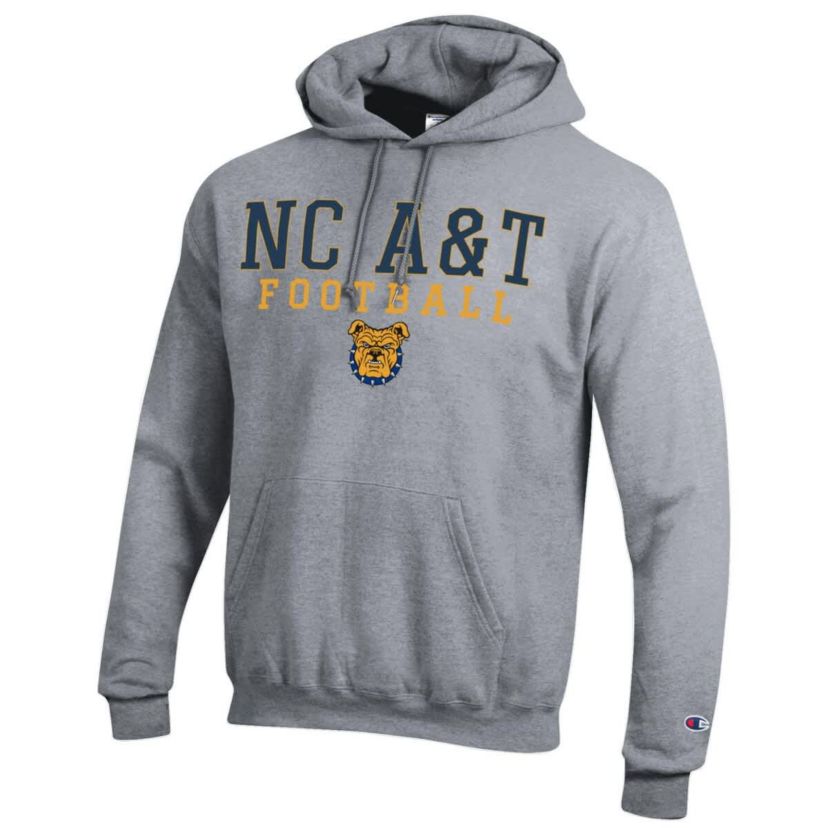 NC A&T Aggies NCAA North Carolina A&T Aggies Football Eco Powerblend Pullover Hoodie