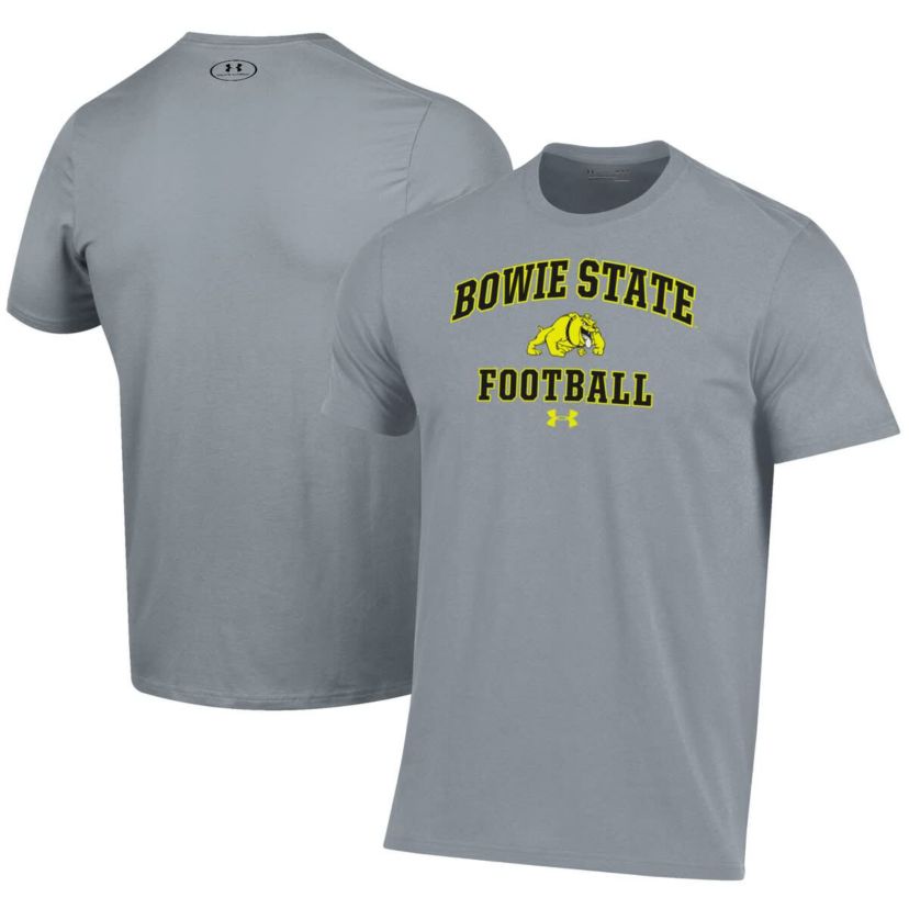 NCAA Under Armour Bowie State Bulldogs Football Performance T-Shirt