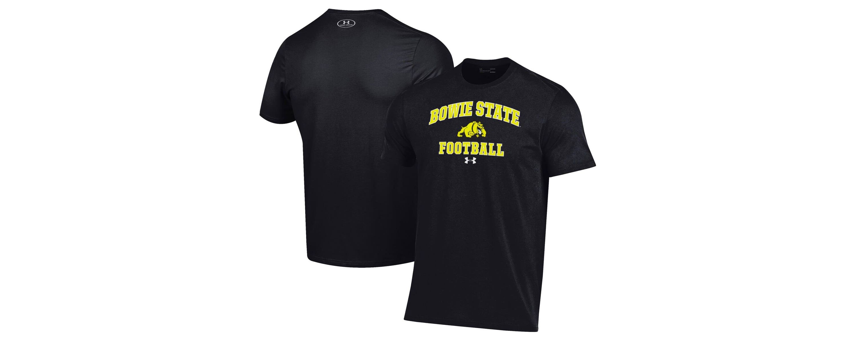 NCAA Under Armour Bowie State Bulldogs Football Performance T-Shirt