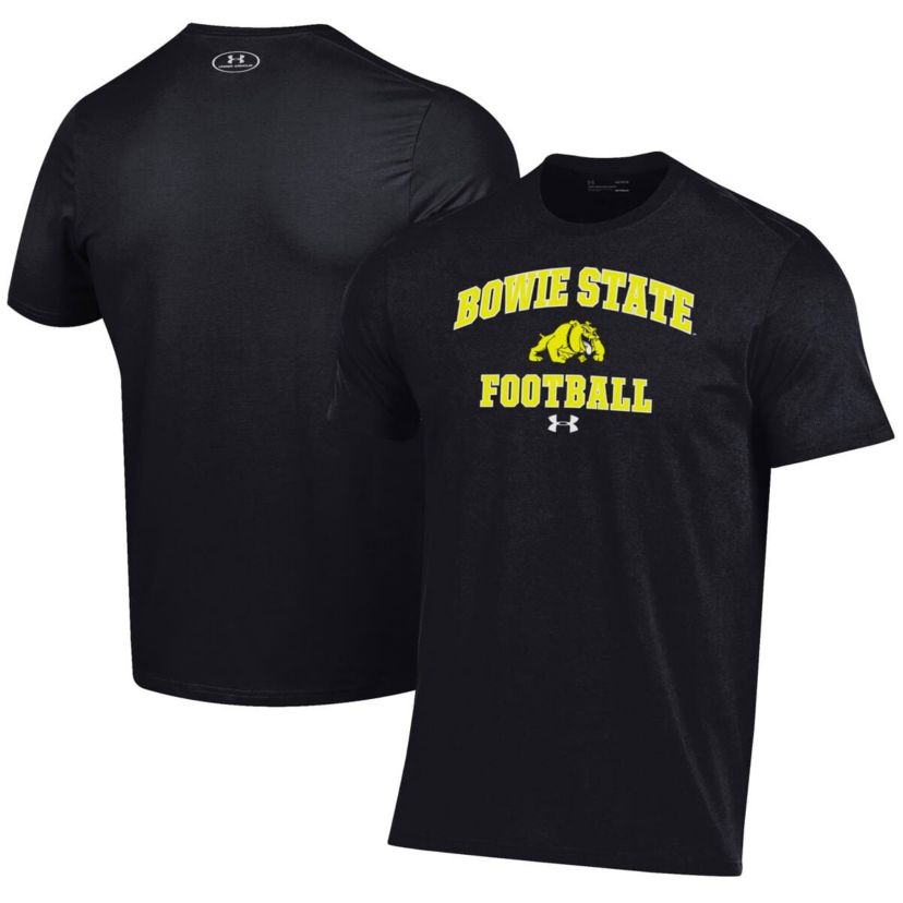 NCAA Under Armour Bowie State Bulldogs Football Performance T-Shirt