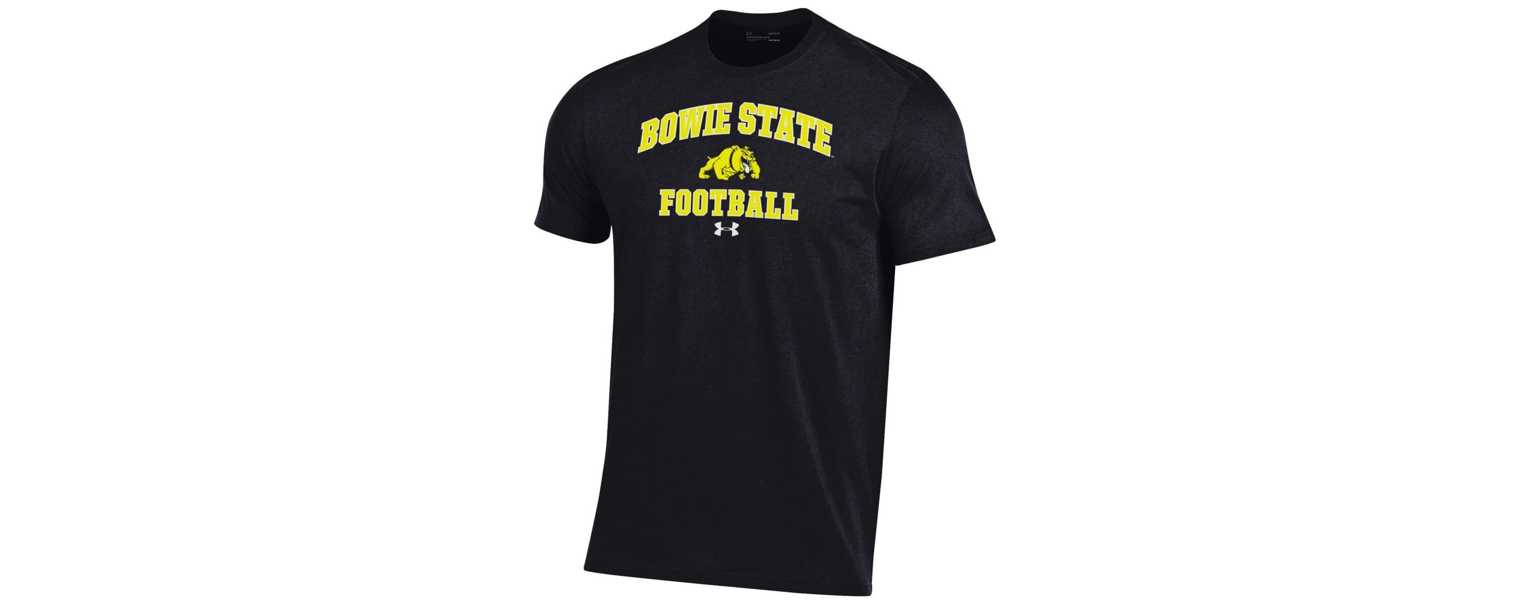 NCAA Under Armour Bowie State Bulldogs Football Performance T-Shirt