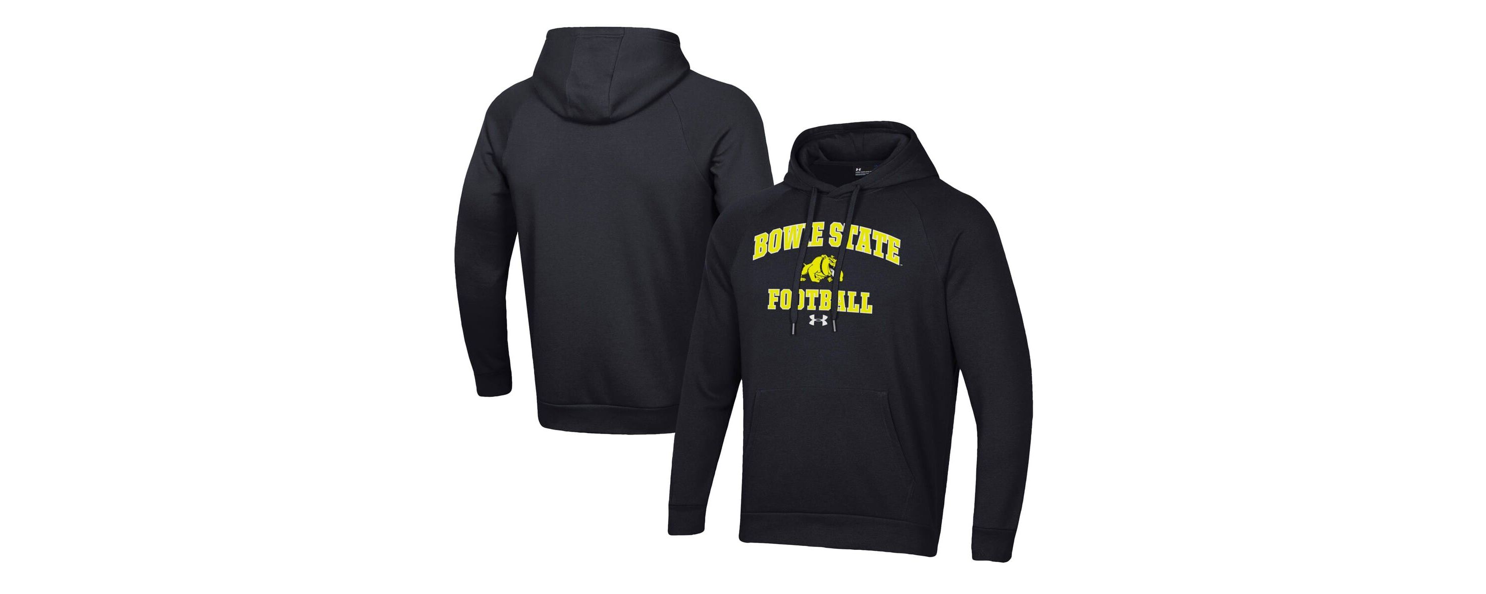 NCAA Under Armour Bowie State Bulldogs Football All Day Fleece Pullover Hoodie