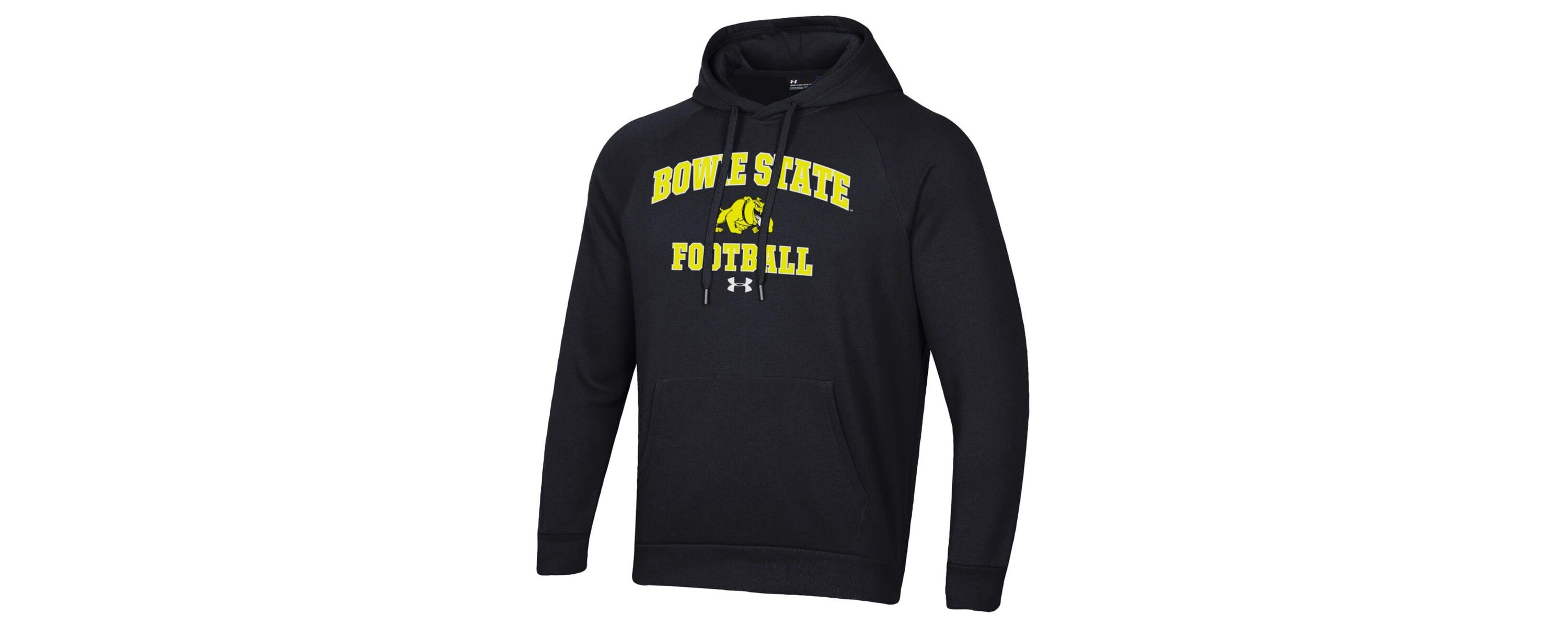 NCAA Under Armour Bowie State Bulldogs Football All Day Fleece Pullover Hoodie