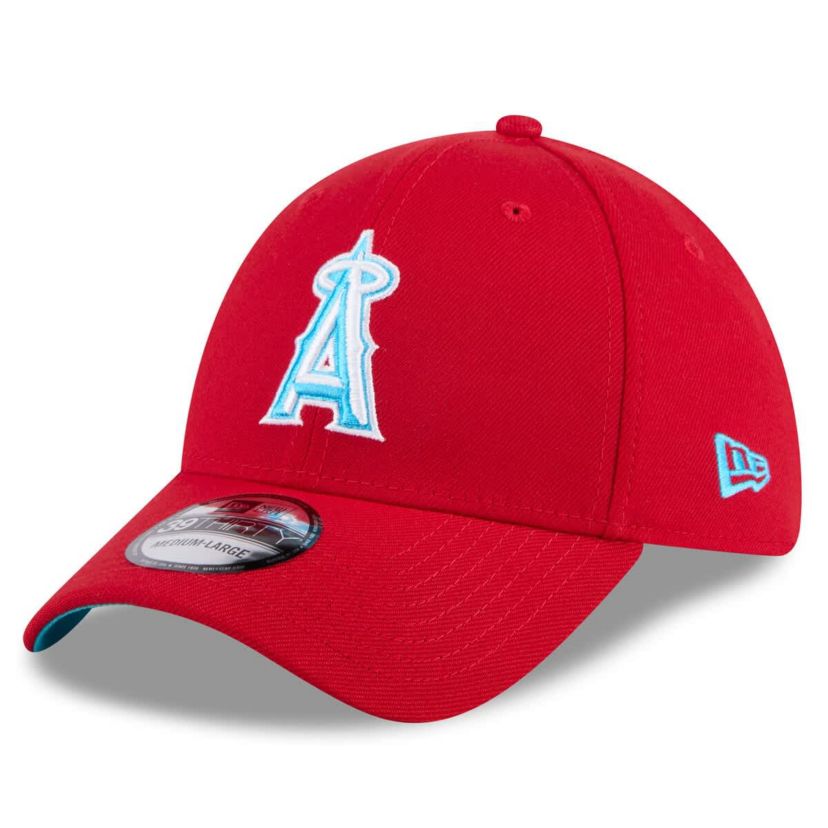 MLB Los Angeles Angels 2024 Fathers Day 39THIRTY Flex Hat