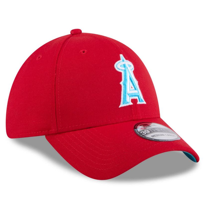 MLB Los Angeles Angels 2024 Fathers Day 39THIRTY Flex Hat