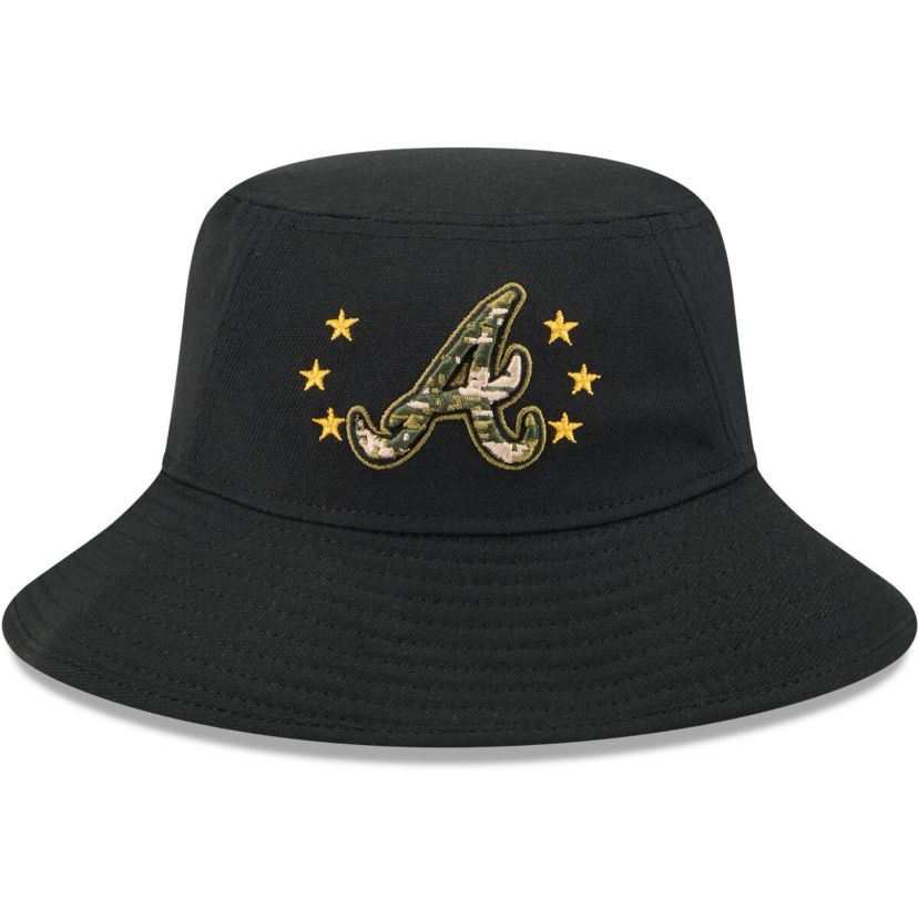 MLB Atlanta Braves 2024 Armed Forces Day Bucket Hat