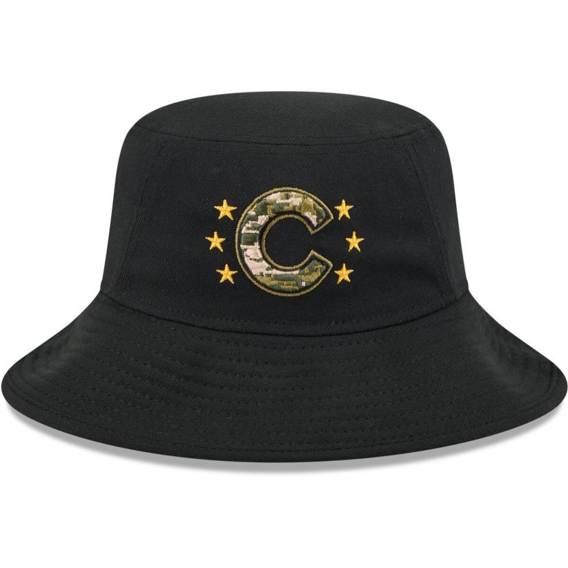MLB Chicago Cubs 2024 Armed Forces Day Bucket Hat
