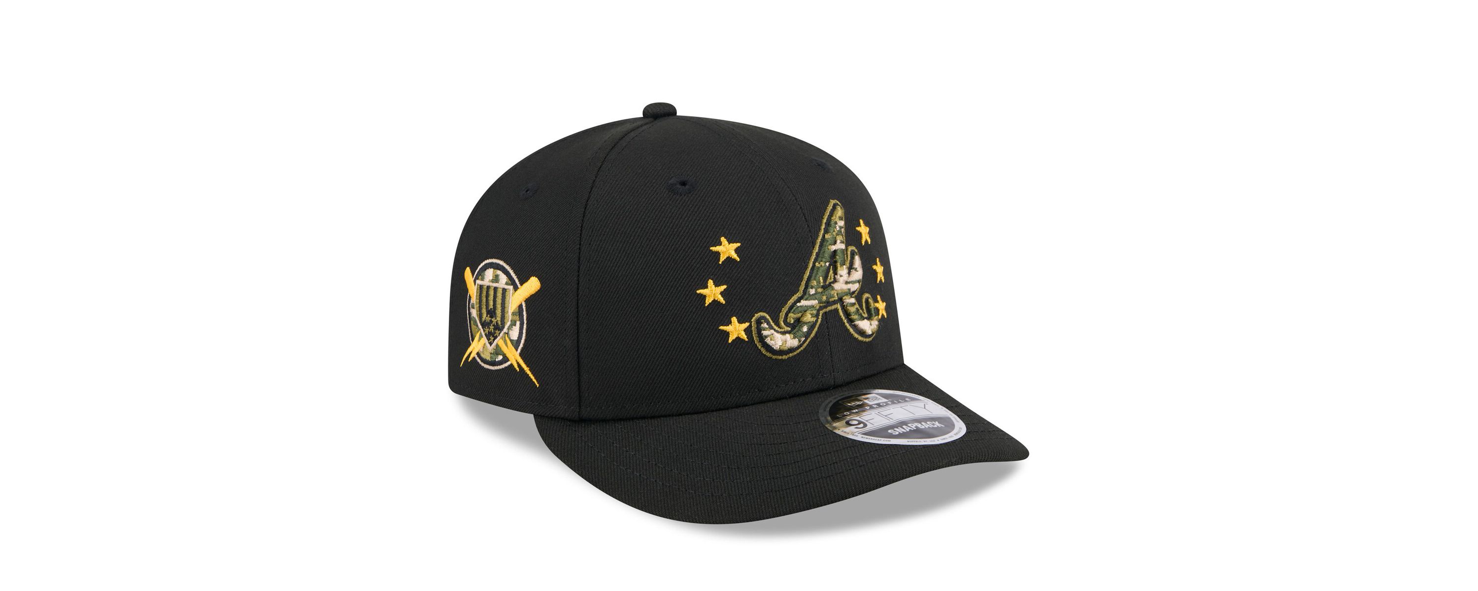 MLB Atlanta Braves 2024 Armed Forces Day Low 9FIFTY Snapback Hat