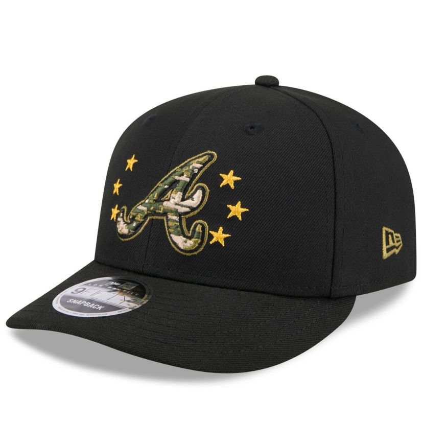 MLB Atlanta Braves 2024 Armed Forces Day Low 9FIFTY Snapback Hat