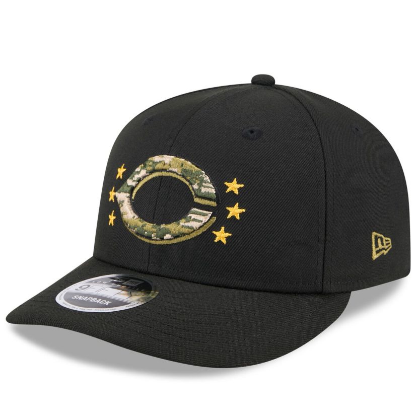 MLB Cincinnati Reds 2024 Armed Forces Day Low 9FIFTY Snapback Hat