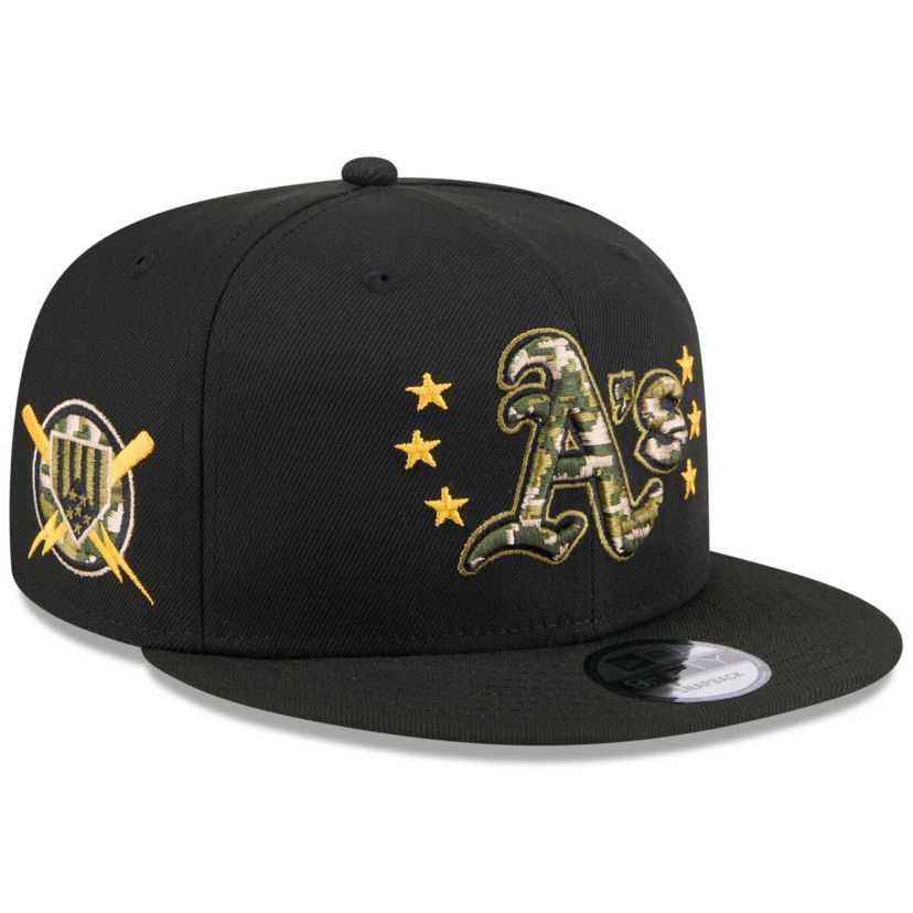 Oakland Athletics MLB Athletics 2024 Armed Forces Day 9FIFTY Snapback Hat